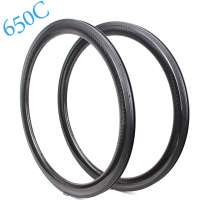 650C clincher tubular carbon wheels for Folding Bike BMX Road Bike rims