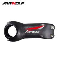 Airwolf 6 degree stem carbon size in 70/80/90/100/110/120/130mm full carbon fiber bike stem