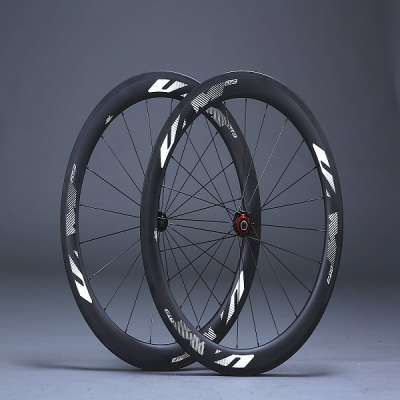 High quality Custom OEM Bike parts 56mm clincher   Carbon 700C Road Bike rims