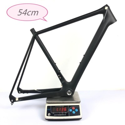 2018-2019 Newest disc cyclocross flat mount carbon gravel bike frame