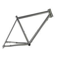 DISC ROAD bicycle frame titanium for flat disc brake mount brompton titanium frame